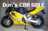 Don's CBR 600 F